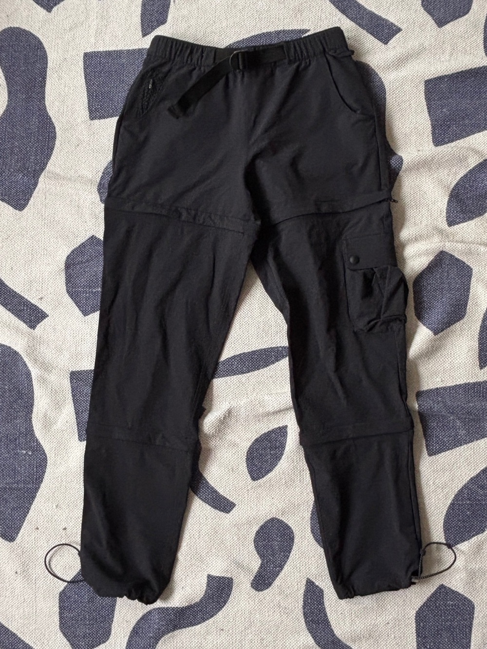 Outdoor Voices Black RecTrek Zip-Off Pants